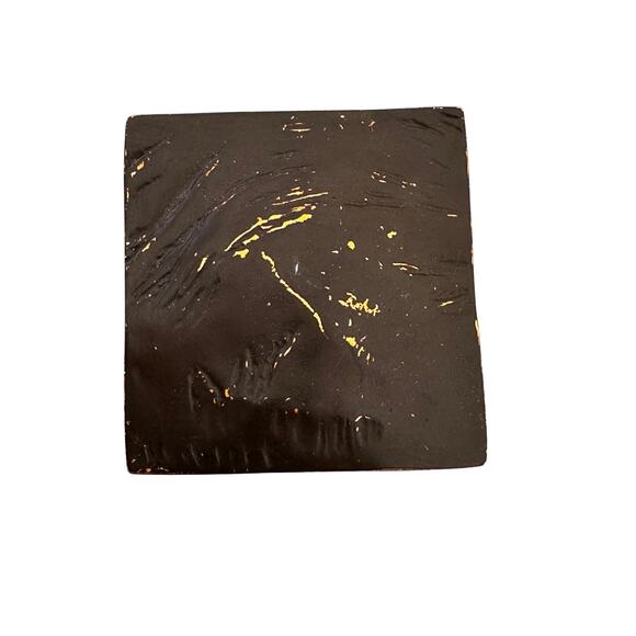 Vintage Copper Square Brooch - Picture 2 of 4